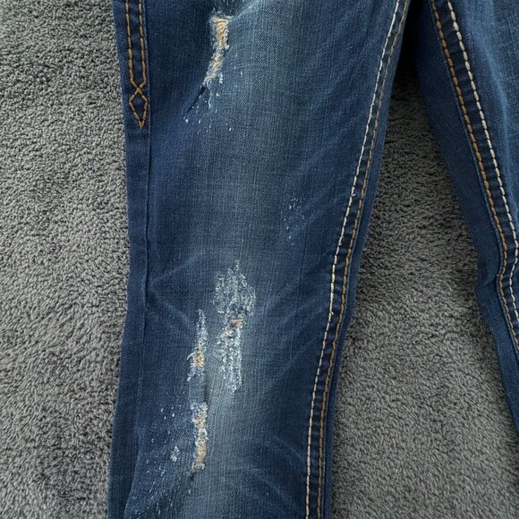 Rock Revival Patti Boot Cut Women's Denim Jeans Size 28 Adult Embellished Grunge - Picture 4 of 16